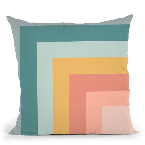 Geometric Xxviii Throw Pillow By June Journal