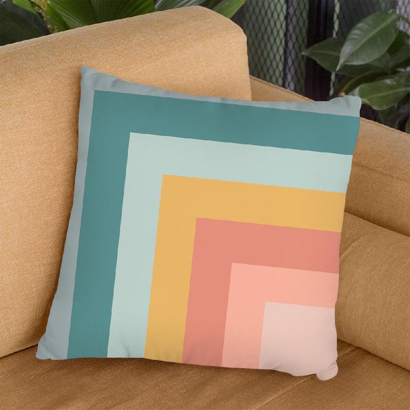 Geometric Xxviii Throw Pillow By June Journal