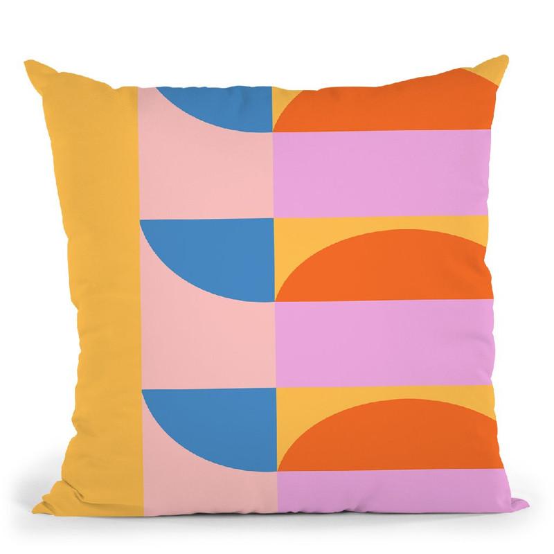 Geometric Xxx Throw Pillow By June Journal