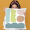 Geometric Xxxi Throw Pillow By June Journal