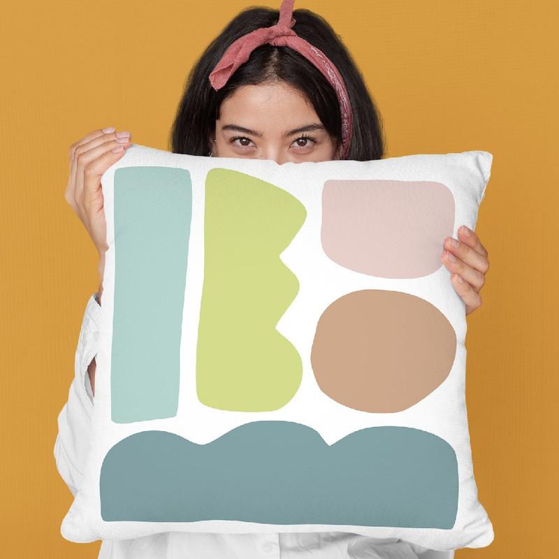 Geometric Xxxi Throw Pillow By June Journal