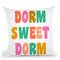 Dorm Sweet Dorm Iii Throw Pillow By June Journal