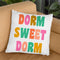 Dorm Sweet Dorm Iii Throw Pillow By June Journal