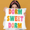 Dorm Sweet Dorm Iii Throw Pillow By June Journal