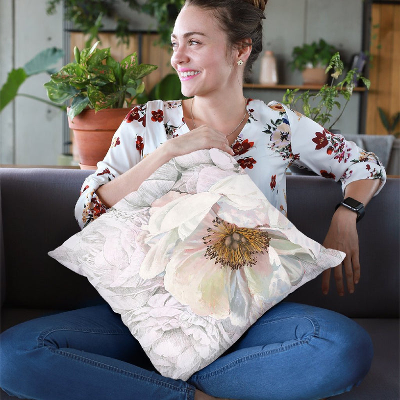 Blooming Sketch Throw Pillow By James Wiens