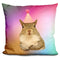 Jill Birthday Hat Tie Dye Throw Pillow