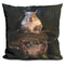 Jill Tail Seat Beltuare Throw Pillow