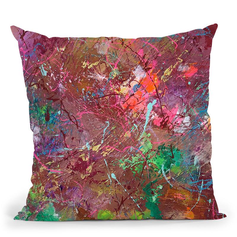 Sun Dance Throw Pillow By Kathleen Reits
