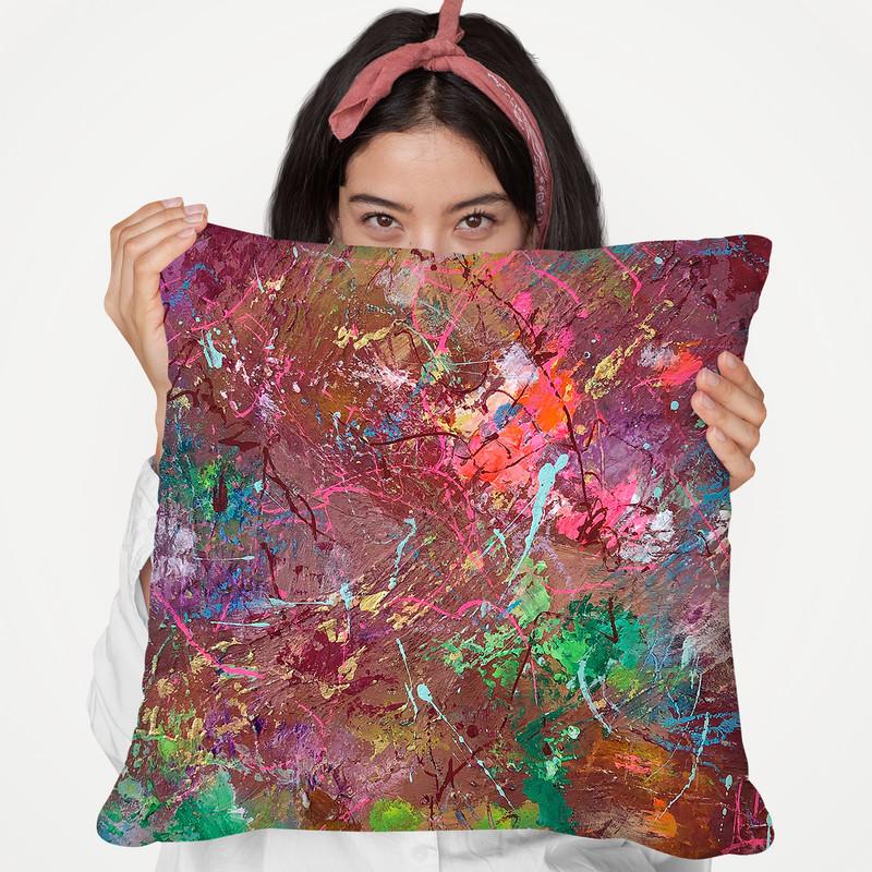 Sun Dance Throw Pillow By Kathleen Reits