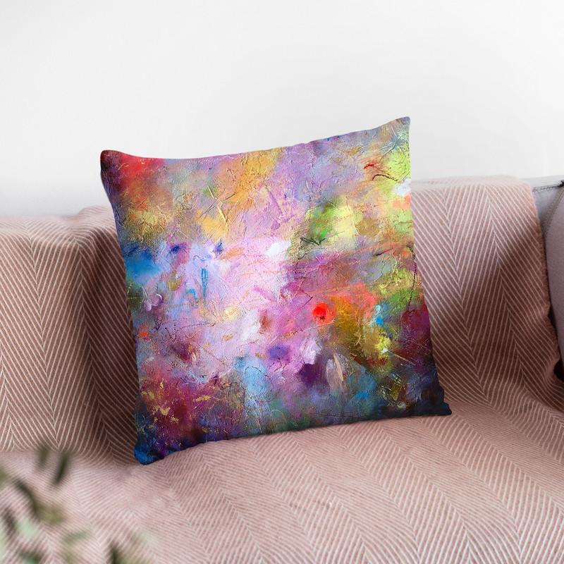The Gift Throw Pillow By Kathleen Reits