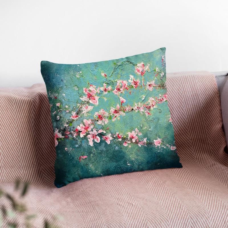 Magnolia Branches Throw Pillow By Kathleen Reits