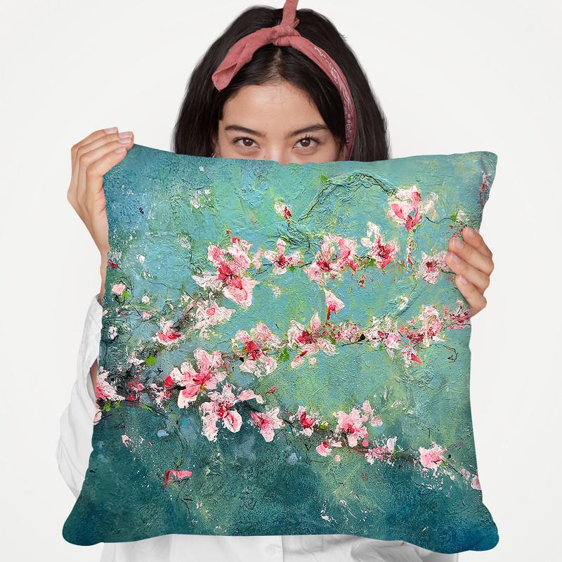 Magnolia Branches Throw Pillow By Kathleen Reits