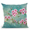 Pink Cherry Blossoms Throw Pillow By Kathleen Reits