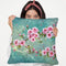 Pink Cherry Blossoms Throw Pillow By Kathleen Reits