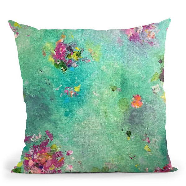 Pretty Bouquets Throw Pillow By Kathleen Reits