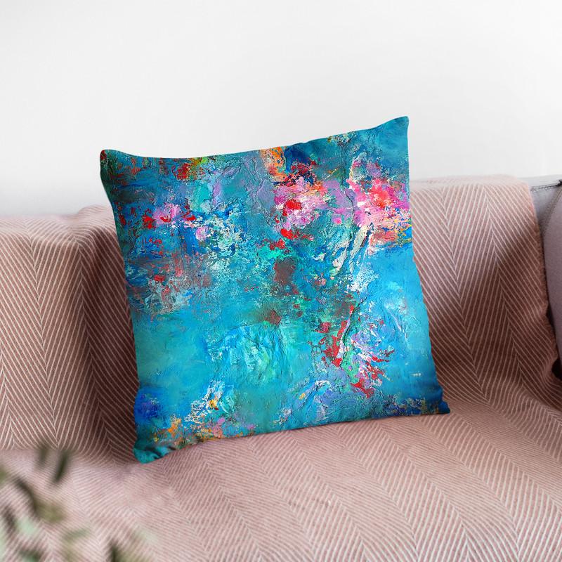Reflecting Pond Throw Pillow By Kathleen Reits