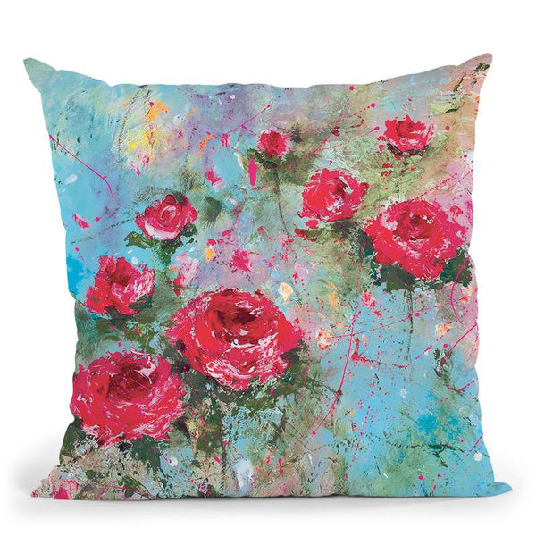 Rose Retreat Throw Pillow By Kathleen Reits