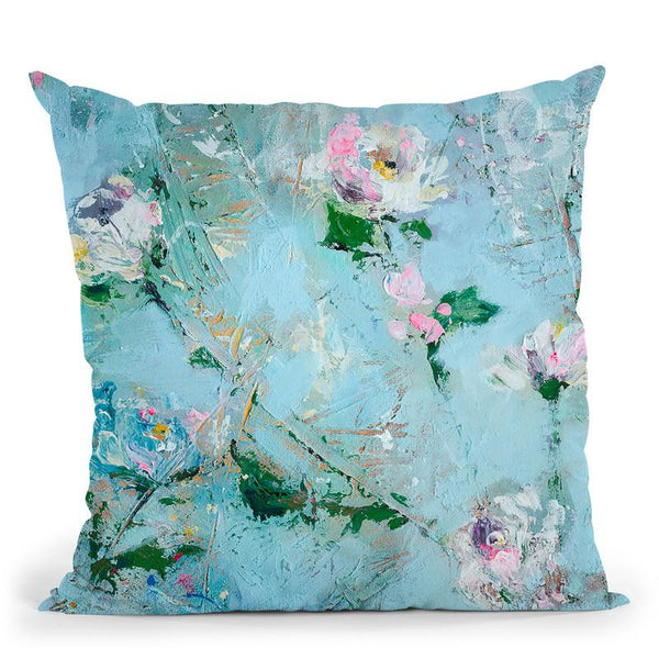 Scattered In Snow Throw Pillow By Kathleen Reits