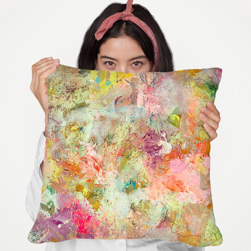 Good Vibrations Throw Pillow By Kathleen Reits