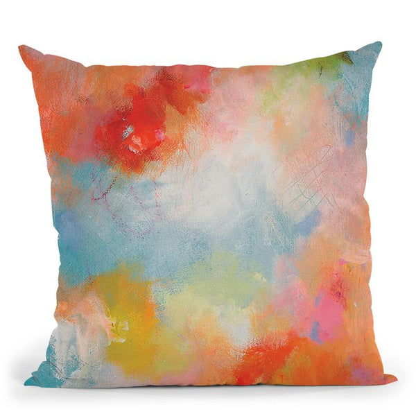 Lighthearted Throw Pillow By Kathleen Reits