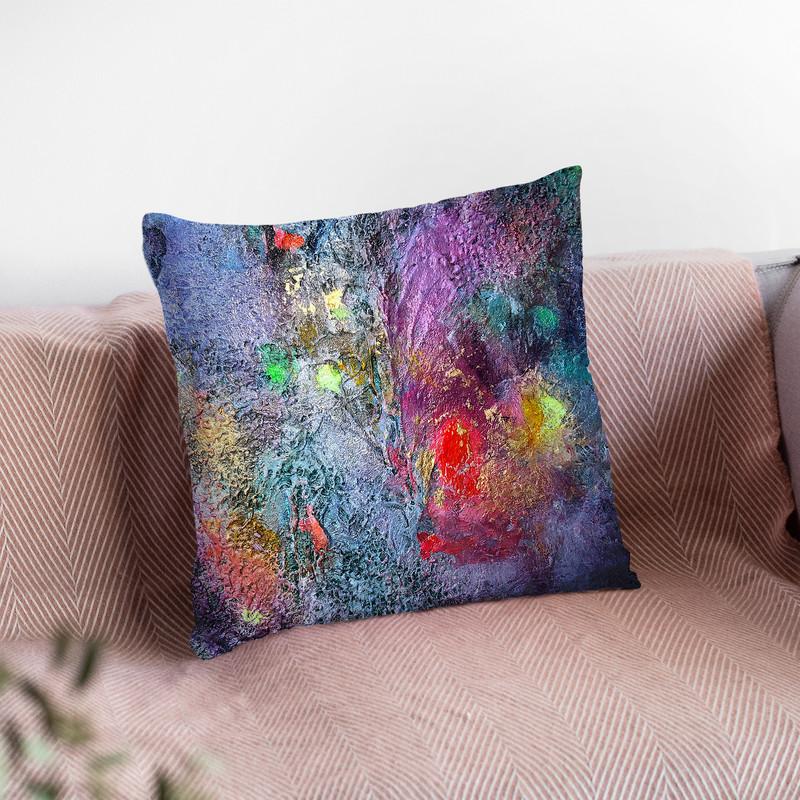 Lilacs And Courage Throw Pillow By Kathleen Reits