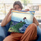 Kajikazawa In Kai Province Throw Pillow By Katsushika Hokusai