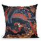 Phoenix Throw Pillow By Katsushika Hokusai