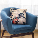 Poenies And Butterfly Throw Pillow By Katsushika Hokusai