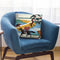 Barrier Town On The Sumida Rive Throw Pillow By Katsushika Hokusai