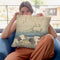 Ashi Clam, From The Series "Genroku Kasen Kai-Awase" Throw Pillow By Katsushika Hokusai