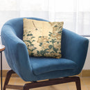 Dragonfly And Bellflower Throw Pillow By Katsushika Hokusai