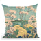 Fuji From Gotenyama On The T_kaid_ Atinagawa (T_kaid_inagawa Gotenyama No Fuji) Throw Pillow By Katsushika Hokusai