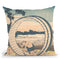 Fujimigahara In Owari Province (Bish_ Fujimigahara) Throw Pillow By Katsushika Hokusai