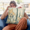 Grasshopper And Iris Throw Pillow By Katsushika Hokusai
