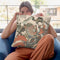 Mystical Bird (Kary_binga) Throw Pillow By Katsushika Hokusai