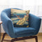 Poem By Sangi No Takamura (Ono No Takamura) Throw Pillow By Katsushika Hokusai