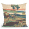 Poem By Tenchi Tenn_ Throw Pillow By Katsushika Hokusai