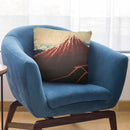 Storm Below Mount Fuji (Sanka No Haku U) Throw Pillow By Katsushika Hokusai