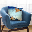 Flora And Fauna Throw Pillow By Katsushika Hokusai