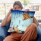 Flora And Fauna Throw Pillow By Katsushika Hokusai