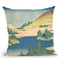 The Lake At Hakone In Sagami Province (S_sh_ Hakone Kosui) Throw Pillow By Katsushika Hokusai