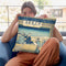 Yoshida On The T_kaid_ (T_kaid_ Yoshida) Throw Pillow By Katsushika Hokusai
