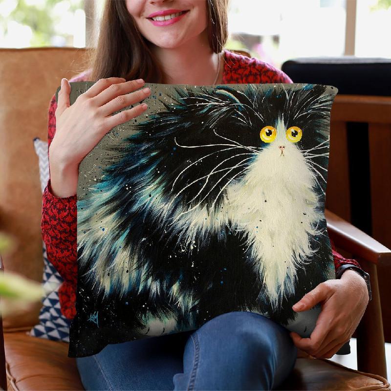 Bernard Throw Pillow By Kim Haskins