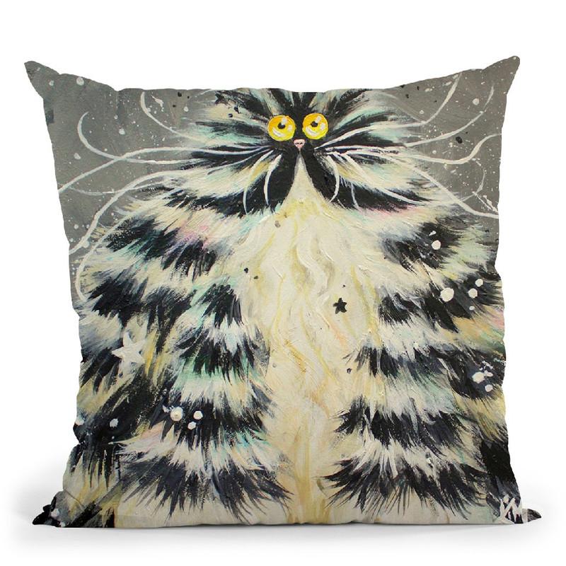 Bertha Throw Pillow By Kim Haskins