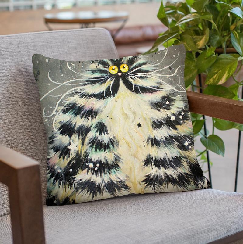 Bertha Throw Pillow By Kim Haskins