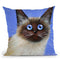 Blue Caboose Throw Pillow By Kim Haskins