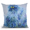 Blue Persian Throw Pillow By Kim Haskins