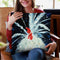 Boris Throw Pillow By Kim Haskins