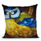 Brian The Bluetit Throw Pillow By Kim Haskins