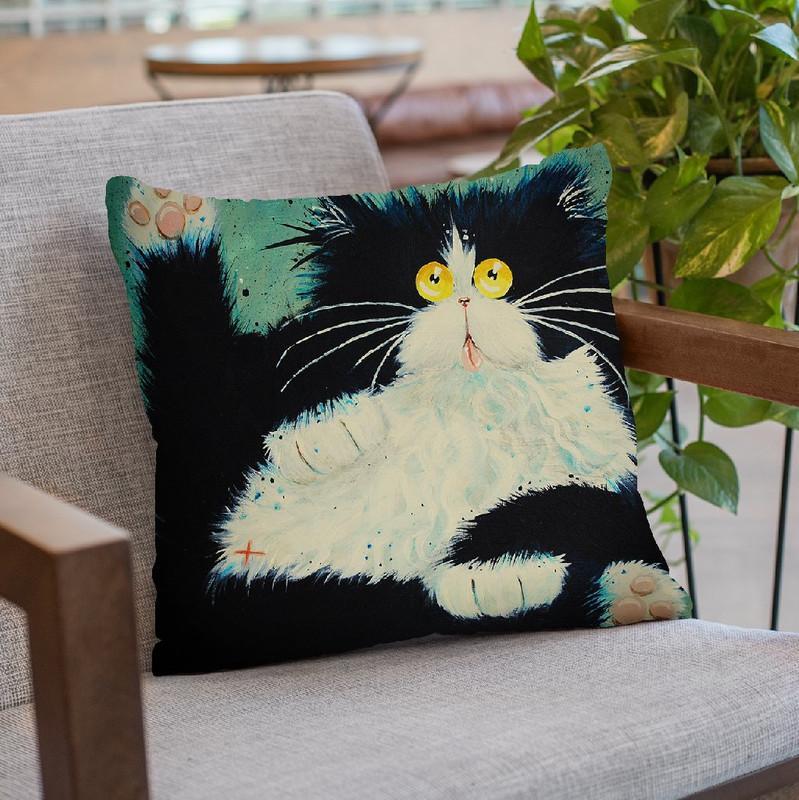 Can I Help You Throw Pillow By Kim Haskins